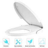 Bidet Toilet Seat, Premium Non-Electric Round Bidet Toilet Seats with Dual Nozzle, Perfect for Personal