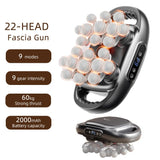 22-Head Fascia Body Massage Gun Back, Neck and Waist Massager