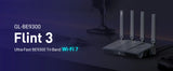 GL.iNet GL-BE9300 Flint 3 Tri-Band WiFi 7 Router High Speed Gaming