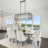 Retro Industrial Chandelier for Table Dining Room Kitchen Island Bar Light Pendant