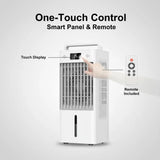 10L Portable Air Conditioners, Evaporative Air Cooler with Touch Key