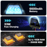 Ulefone Armor 22 Rugged Phone ,16GB (8GB+8GB) RAM ,128GB/256GB ROM