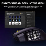 High-Precision 33K DPI Wireless Gaming Mouse with 16 Customizable Buttons