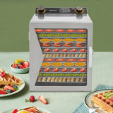110V 800W Food Dehydrator Machine,12-Tier Visible Food Dryer,Stainless Steel