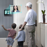 2.4G WiFi HD Doorbell Camera 4.3 Inch IPS Screen Smart Door Bell Waterproof Video Intercom Door Camera for Home Office Apartment