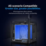 VEHO 4 High Speed 3D Printer Large Build Size 400x400x400mm 3d Printer diy Kit 700mm/s Fast Speed Full-set Printer impresora 3d