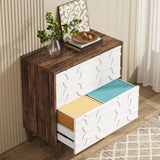 Tribesigns 2-Drawer File Cabinet, Lateral Filing Cabinet for A4/Letter/Legal Size, Office Storage Cabinet
