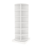 360 degree rotating six tier shoe storage rack for entryway space saving