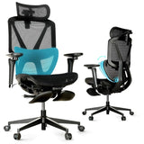 Ergonomic Office Chair with Footrest,Office Chair with 136° Recline, Ergonomic Desk Chair