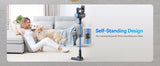 YISORA N8 Cordless Stick Vacuum, 25000Pa Self-Standingnfor Pet Hair