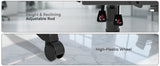 Athena Collection Carbon Fiber Black Gaming Chair - Ergonomic with Footrest