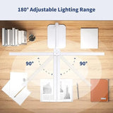 Desk Lamp Architect Task Dual Head Modern Flexible Gooseneck Tall Dimmable Light for Home Office