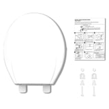 Elongated Toilet Seat with Quick-Release And Quick-Attach Plastic Toilet Seat with Soft Close