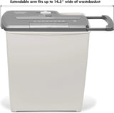8-Sheet Strip-Cut Paper Shredder for Home Office, Shreds CDs & Credit Cards