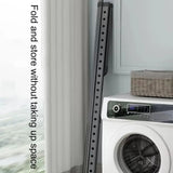 Collapsible Portable Clothes Drying Rack with 360-Degree Swivel Wheels