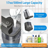 Automatic Soap Dispenser, Rechargeable Touchless, 17oz/500ml with 4 Adjustable Levels,