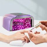 Rechargeable UV LED Nail lamp,Cordless Nail Dryer with Removable  Bottom,Professional Curing Lamp for Fingernail and Toenail, Auto Sensor
