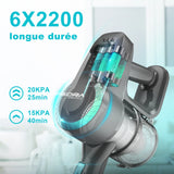 YISORA N300 Cordless 20Kpa Ultra Lightweight Stick Vacuum for Carpet