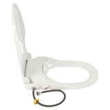 White D-Type PP Non-Electric Bidet Toilet Seat for Elongated