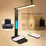 LAOPAO 10W QI Wireless Charging LED Desk Lamp USB Charging Port