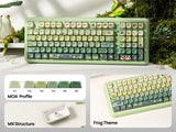 KiiBOOM Phantom98 Lite 1800 ANSI US Layout Wired/BT/2.4GHz Wireless Mechanical Keyboard VIA