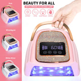 Professional UV LED Nail Lamp Rechargeable 30 LED Nail Dryer Suitable for All Gel Nail Polish Curing Lamps