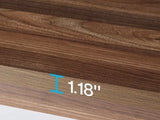 Tribesigns 62” Wood Patio Table for 4-6 People, Farmhouse Large Indoor/Outdoor Dining Picnic Table