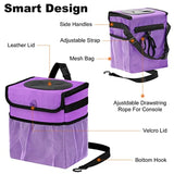 Car Trash Can Foldable Garbage Bin Leakproof 2.3 Gallons Car Trash Bag