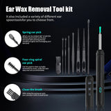 Ear Cleaner with camera Set Ear Sticks Otoscope USB C Charging Endoscope Wax Removal Tool MD DC PRINT