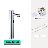 Gold Automatic Infrared Sensor Faucet Deck Mount Smart Touch Hand Free Inductive Water Tap Bathroom Sink Basin Faucets Water Tap