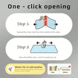 Office Chair Mat for Carpet 36"x48" Heavy Duty PVC Floor Protector Non-Slip Clear Computer Desk Mat