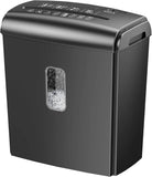 Micro-Cut Paper Shredder, P4 High Security, 8-Sheet, 4 Gallon Bin