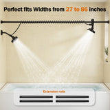 Tandem Shower Head For Couples, Dual Shower Head with Original Adjustable Slider, High Pressure