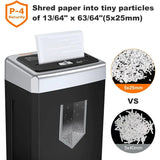 Heavy duty 15sheet office paper shredder with 40minute continuous operation ideal for home office