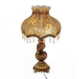 European Gold Table Lamp, 100-260V Bedside Desk Light, Table Lamp