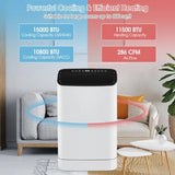 Portable air conditioner with heat for home office, 15000 BTU, up to 800 sq.ft.