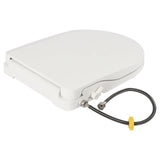 White D-Type PP Non-Electric Bidet Toilet Seat for Elongated