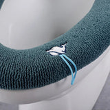 Toilet Seat Cover Mat Bathroom Toilet Lid Pad Winter Warm Cushion MD DC PRINT