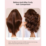 1 1/4 Inch Rotating Curling Iron for Long Hair Pink Dual Voltage Waver Tool Effortless Waves Self-