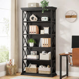 Tribesigns 6-Tier Bookcase, 71 Inches Industrial Bookshelves and Bookcases