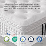 14 Inch Firm Hybrid Mattress for Bedroom Use, Premium Foam and Pocketed Coils
