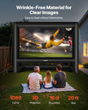 20FT Inflatable Projector Screen with Portable Storage Bag, 16:9 Easy Set Up