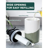 Automatic Soap Dispenser Ceramic Hand Free Soap Dispenser with Waterproof Pump