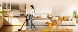 Cordless Vacuum Cleaner, 55Kpa/55Mins Vacuum Cleaners for Home