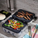Griddler Indoor Grill Panini Press 5-in-1 Grilling Sandwich Maker with Dishwasher