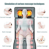 Full Body Massage Mat, Lightweight Electric Vibrating Mat for Back Neck Hip