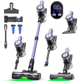 Cordless Vacuum Cleaner, 55Kpa/55Mins Vacuum Cleaners for Home
