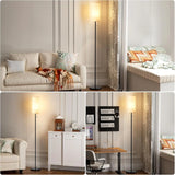 64 Inch Floor Lamp For Living Room With LED Bulb, 3 Color Temperatures