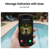Dekco 3MP WiFi Doorbell 5000 mAh Battery Wireless Video Intercom AI Human Detection 2-way