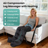 Foot and Leg Massager with Heat and Compression for Circulation and Pain